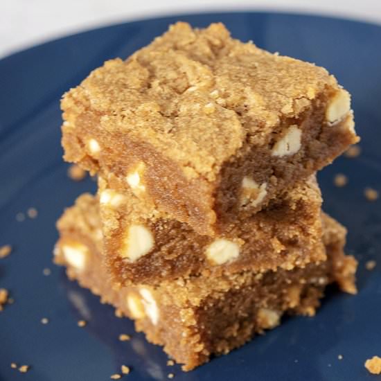 Cookie Butter Blondies - Recipe photo by TheRedheadBaker