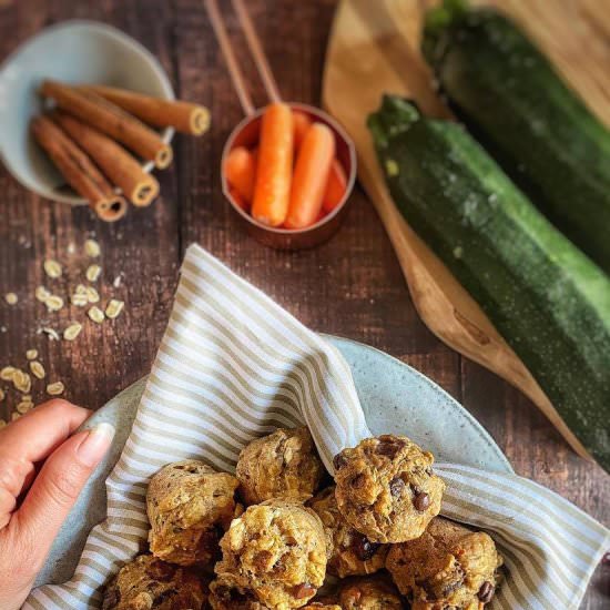 Vegan Zucchini Muffins - Recipe photo by No Sweat Vegan