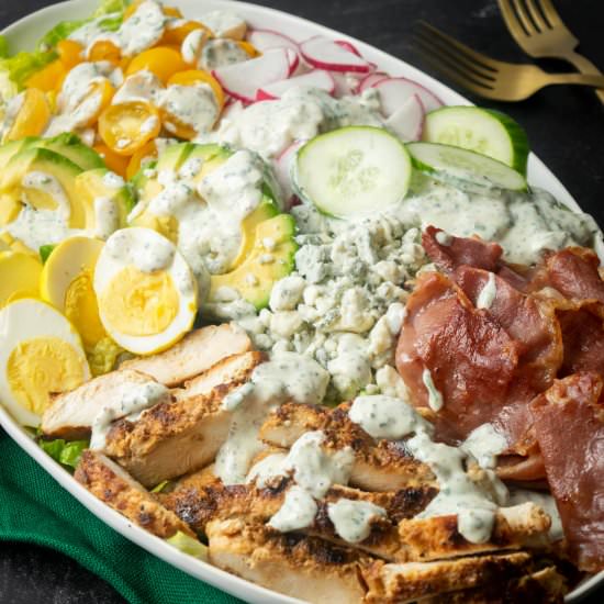 Chicken and Crispy Prosciutto Cobb - Recipe photo by JawnsICooked