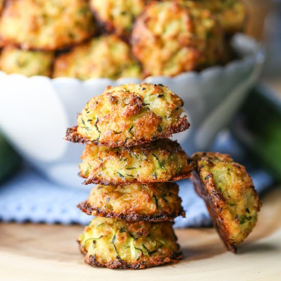 Cheesy Baked Zucchini Bites - Recipe photo by Yay For Food