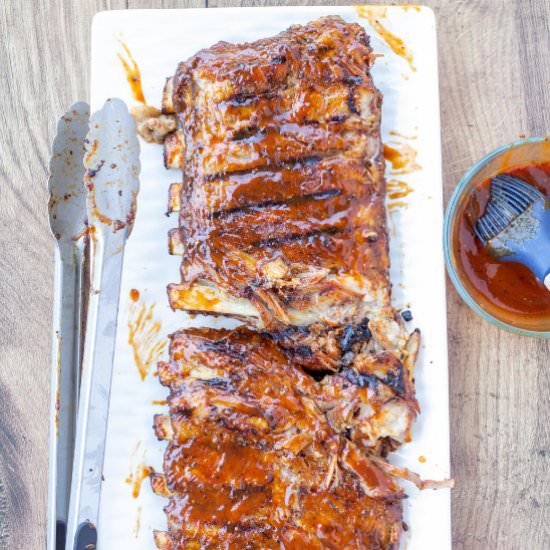BBQ Ribs With Only 3 Ingredients - Recipe photo by Salty Lemon Sister