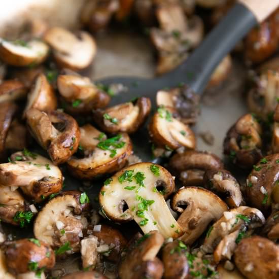 Sautéed Mushrooms - Recipe photo by theforkedspoon