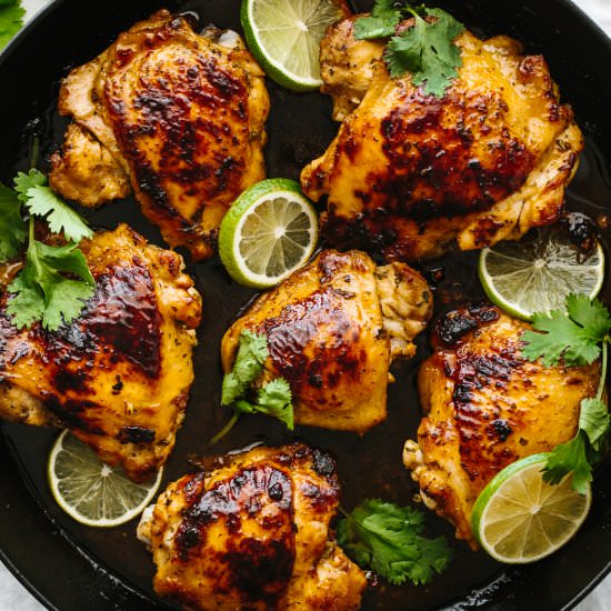 Cilantro Lime Chicken - Recipe photo by Downshiftology