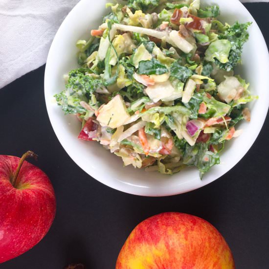 Kale Apple Slaw - Recipe photo by summeryule.com