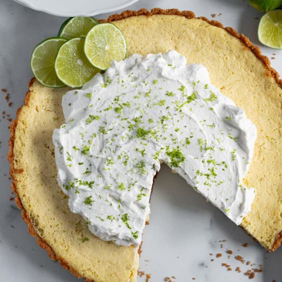 Key Lime Tart - Recipe photo by themarblekitchen