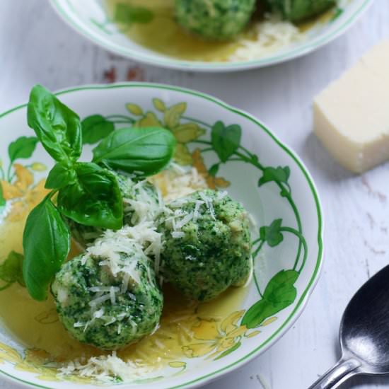 Spinach and Ricotta Dumplings - Recipe photo by JayWadams