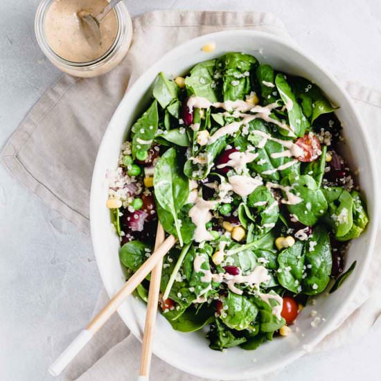 Green Quinoa Summer Salad - Recipe photo by The Green Creator