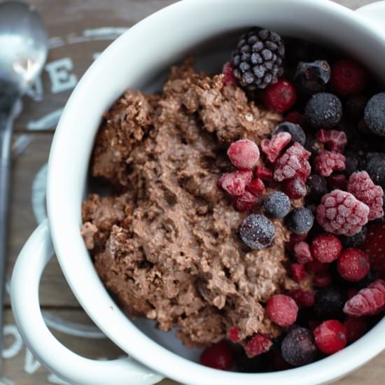 Chocolate Overnight Oats - Recipe photo by GlowSteady