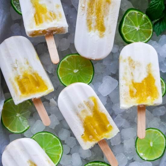 Mango Coconut Popsicles - Recipe photo by Sixhungryfeet