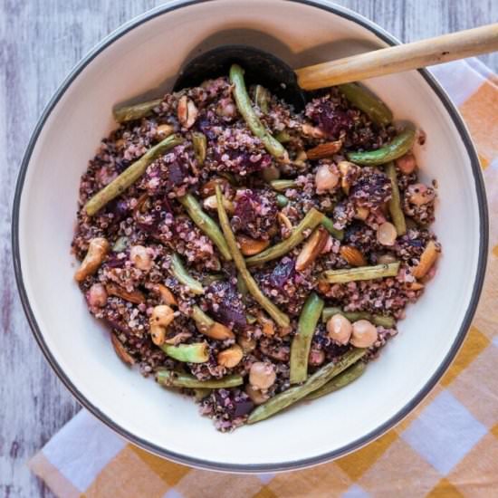 Green bean and Quinoa Salad - Recipe photo by Sixhungryfeet
