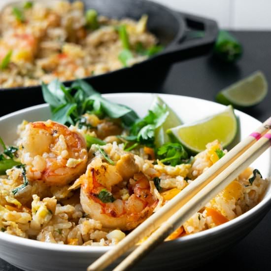 Shrimp and Pineapple Fried Rice - Recipe photo by JawnsICooked