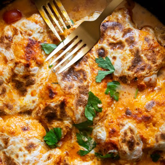One Pan Pimento Cheese Chicken - Recipe photo by JawnsICooked