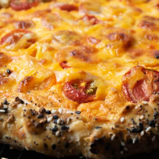 Pimento Cheese and Tomato Galette - Recipe photo by JawnsICooked