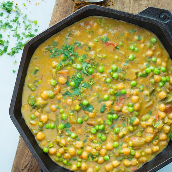 Coconut Chickpea Curry Masala - Recipe photo by plantedandpicked