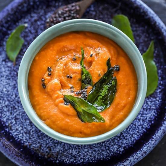 Spicy and Tangy Tomato Chutney - Recipe photo by Mytastybuds