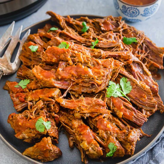 Instant Pot Brisket - Recipe photo by Running to the Kitchen