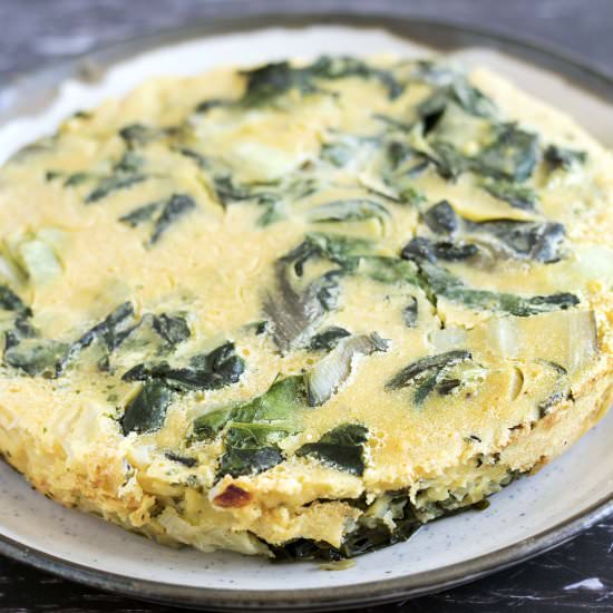 Vegan frittata - Recipe photo by Mandy Sneaky Veg