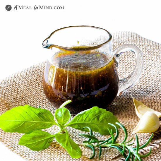 Herbed Balsamic Honey Vinaigrette - Recipe photo by a meal in mind