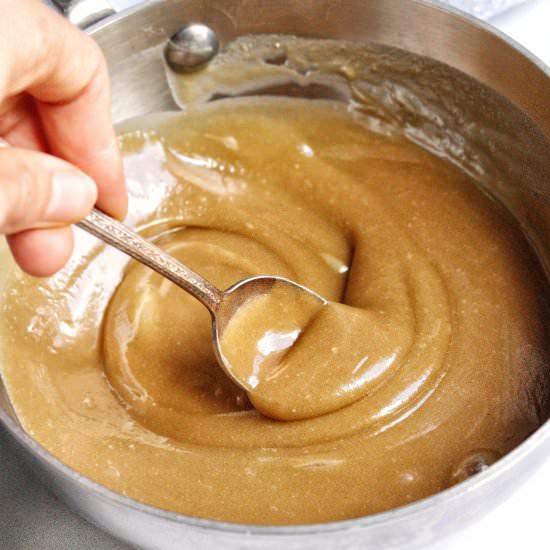 Tahini VEGAN Salted Caramel - Recipe photo by Donut Worry Be Healthy