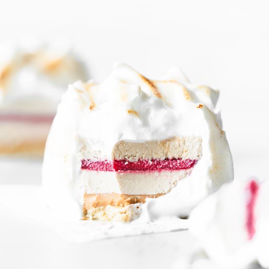 Vegan "Baked Alaska" - Recipe photo by addictedtodates
