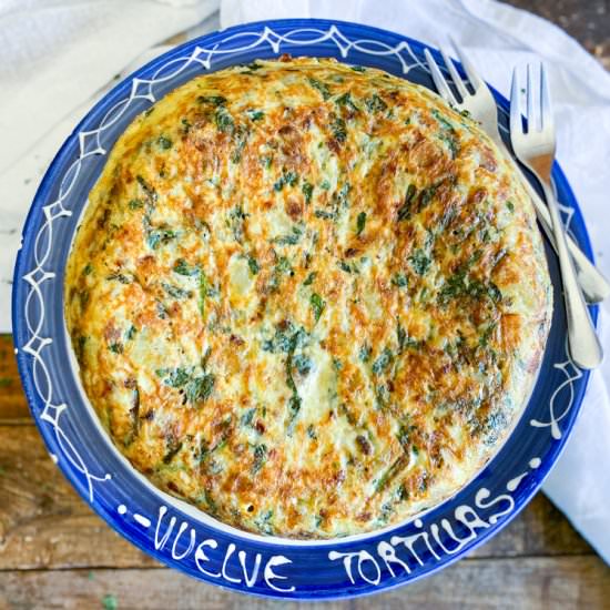 Spanish Potato Omelette - Recipe photo by Spain on a Fork