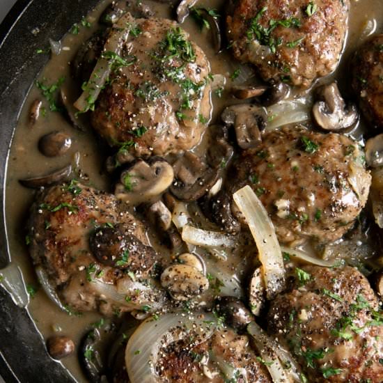 Salisbury Steak - Recipe photo by theforkedspoon