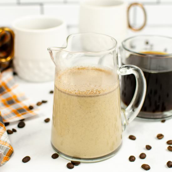 Instant Pot Pumpkin Spice Creamer - Recipe photo by Everything Pretty