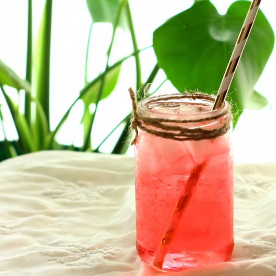 Rose Fizz Cocktail - Recipe photo by merrytummy