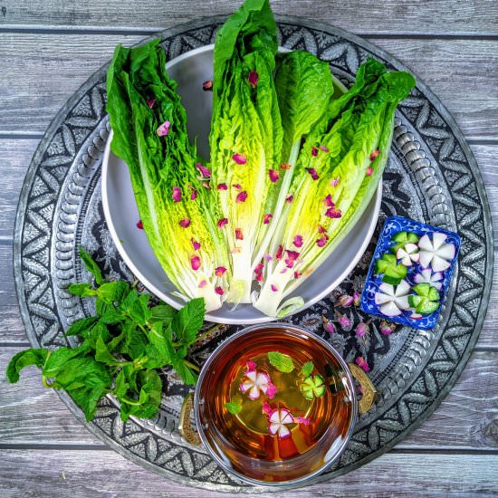 Sekanjebeen, Mint and vinegar syrup - Recipe photo by The Caspian Chef