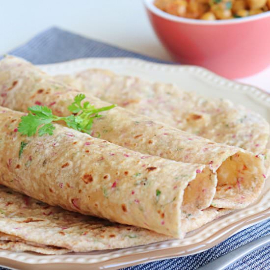 Radish Paratha - Recipe photo by sandhiya
