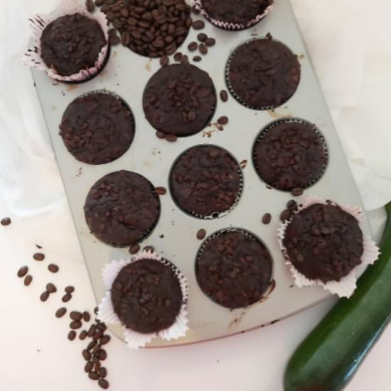 Double Chocolate Zucchini Muffins - Recipe photo by Blue World Dreams