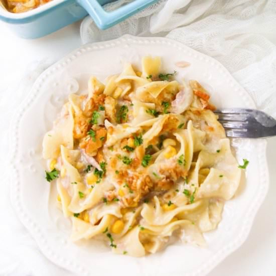 Tuna Noodle Casserole - Recipe photo by CrayonsAndCravings