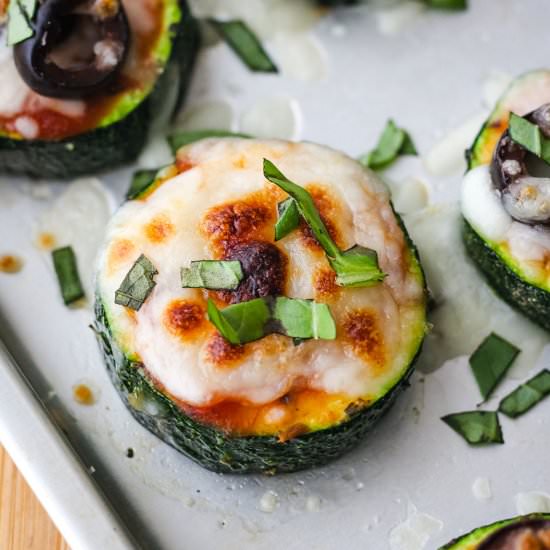 Zucchini Pizza Bites - Recipe photo by toaster oven love