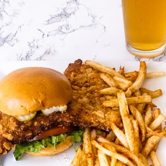Fried Pork Tenderloin Sandwich - Recipe photo by stateofdinner