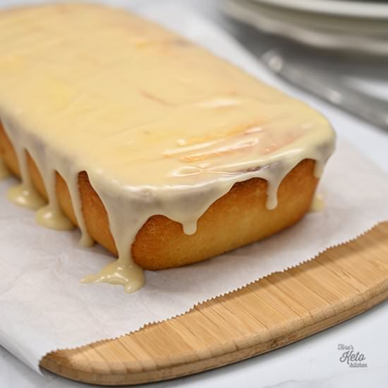 Glazed Keto Pound Cake - Recipe photo by tarasketokitchen