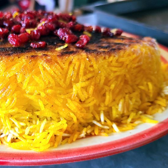 Tahdig with Baberries - Recipe photo by Pane-Bistecca