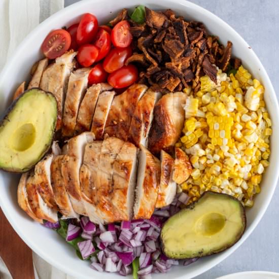 Chicken Bacon Corn Salad - Recipe photo by islandbakes