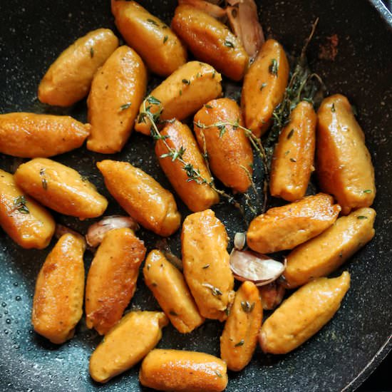 gluten free pumpkin gnocchi - Recipe photo by fromthecomfortofmybowl