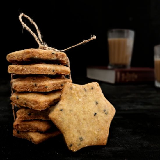 Kalonji and ginger cookies - Recipe photo by TheEpicureanfeast