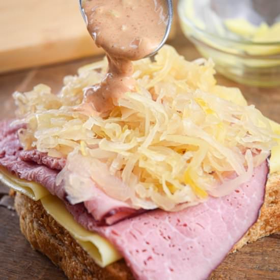 How to Make a Reuben Sandwich - Recipe photo by inthekitchnet