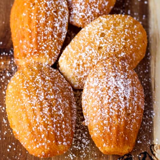 Vanilla Bean Madeleines - Recipe photo by Bakes and Blunders