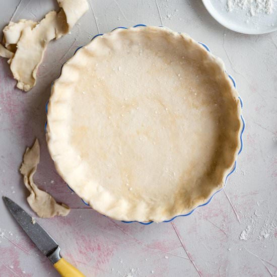 Easy Pie Crust Recipe with Butter - Recipe photo by bakingistherapy
