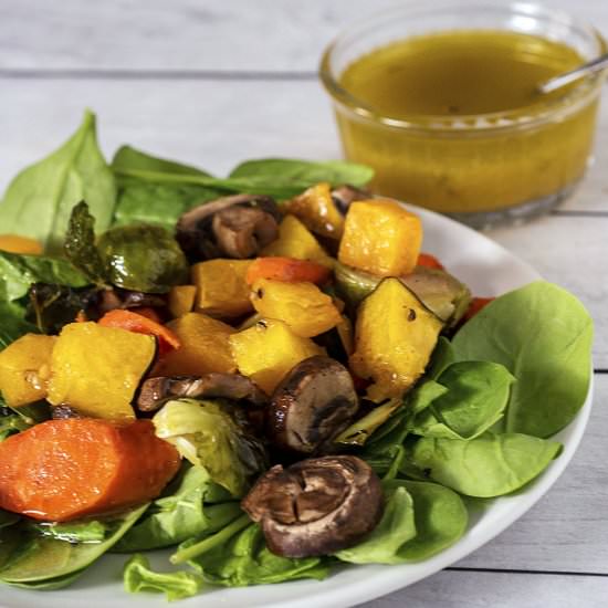 Roasted Fall Veggie Salad - Recipe photo by TheRedheadBaker