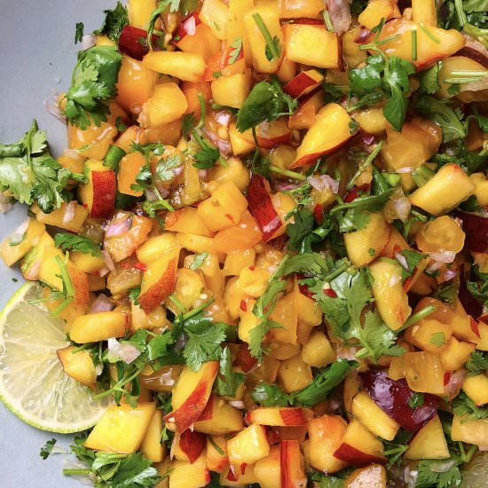Nectarine Salsa - Recipe photo by notnotnutritious