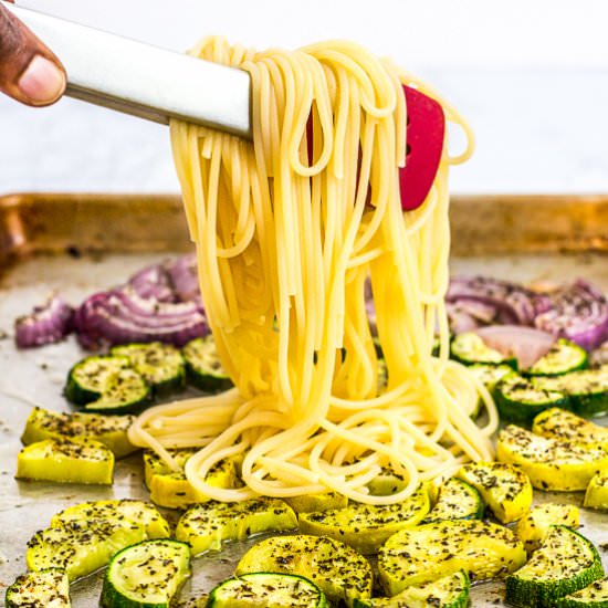 Oven Roasted Summer Veggie Pasta - Recipe photo by George Ahmed