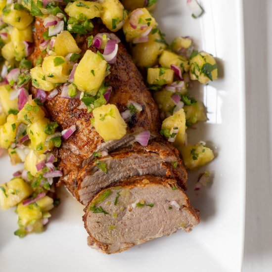 Whole30 Pork Tenderloin - Recipe photo by travelingspiceco