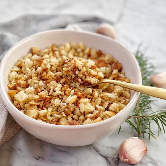 Pangrattato - Recipe photo by chef not required