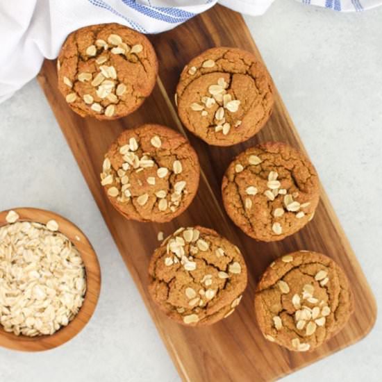 The Best Healthy Pumpkin Muffins - Recipe photo by FitLiving Eats