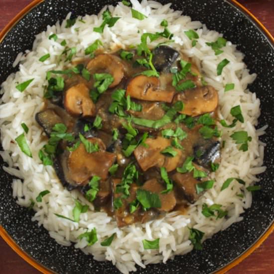 Vegan Mushroom Stroganoff (GF) - Recipe photo by The Pesky Vegan