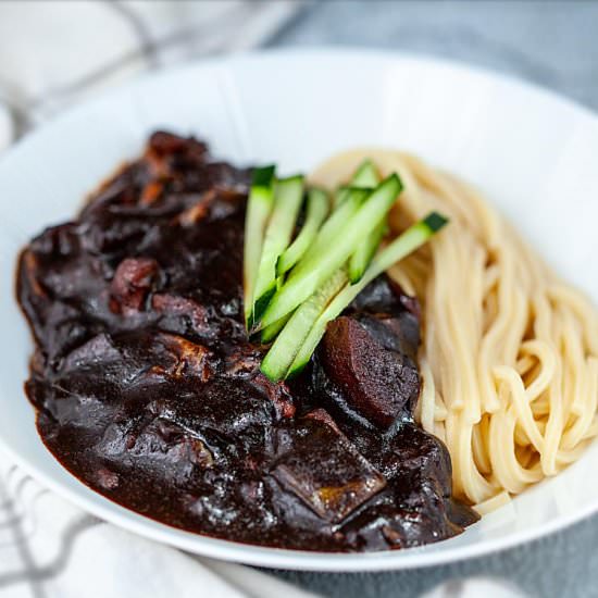 KOREAN JAJANGMYEON - Recipe photo by ohmyfoodrecipes